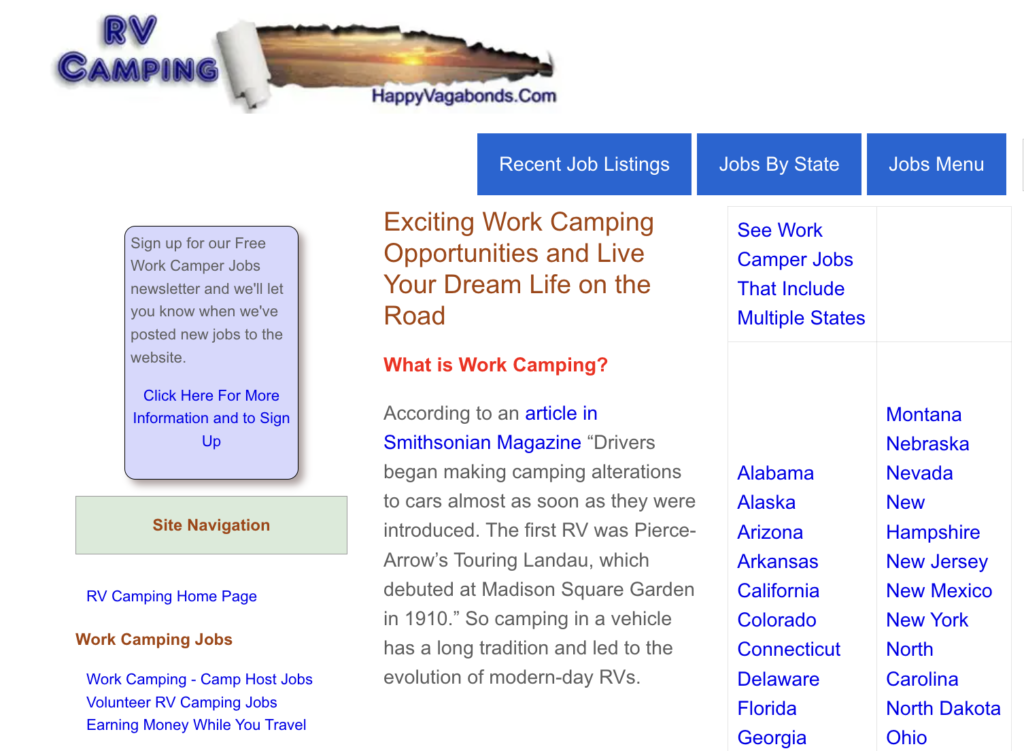 Where To Find Workamping Jobs For RVers? How To Make Money And RV Travel - RVersity